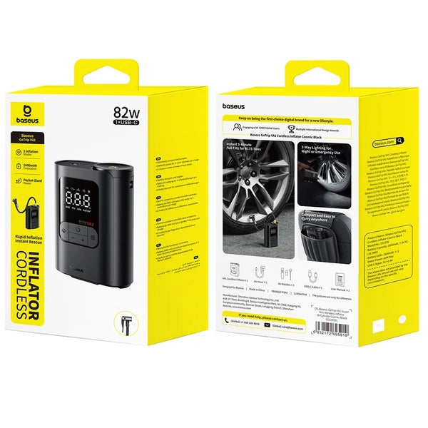 Baseus GoTrip VA1 Super Mini Wireless Inflator 19-Cylinder