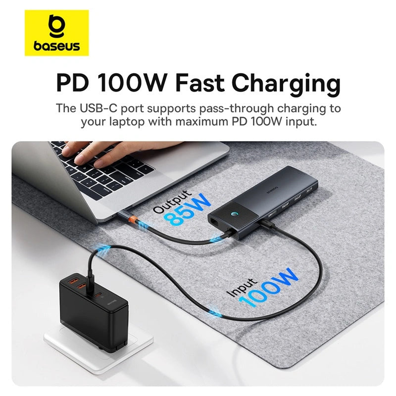 Baseus Metal Gleam Series II 11-in-1 USB HUB Docking