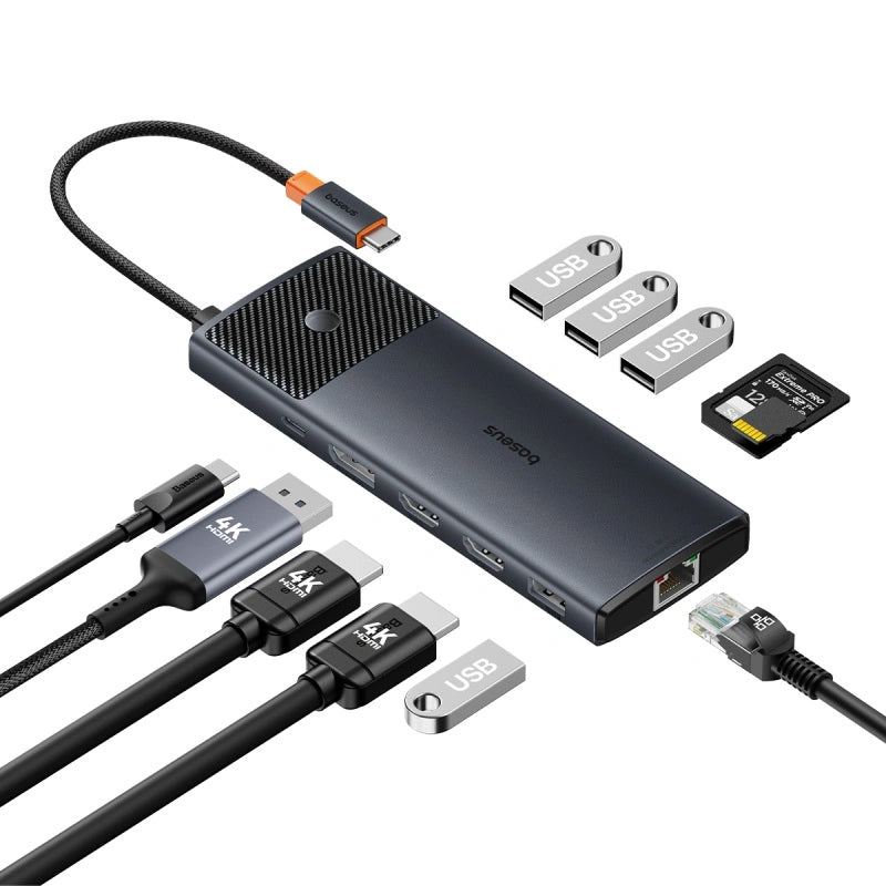 Baseus Metal Gleam Series II 11-in-1 USB HUB Docking