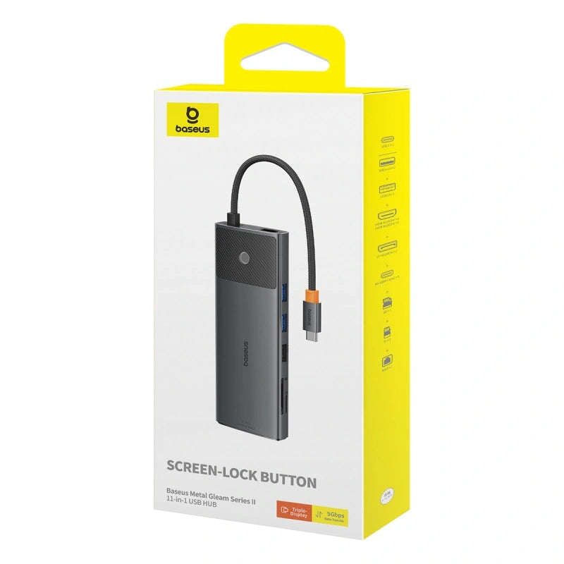 Baseus Metal Gleam Series II 11-in-1 USB HUB Docking