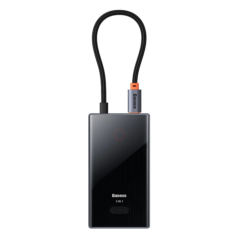 Baseus Focus Series 5-Port Type-C HUB Adapter（Type-C to HDMI4K@60Hz*1+USB3.0*3+PD*1）