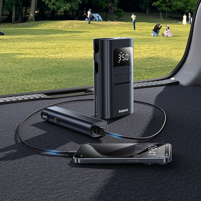 Baseus PrimeTrip VA1 Wired and Wireless 2-in-1 Tire Inflator