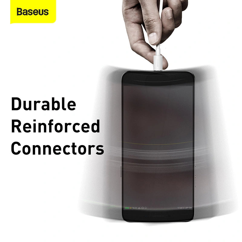 Baseus Simple Wisdom Data Cable Kit USB to Micro 2.1A (2PCS/Set) 1.5m