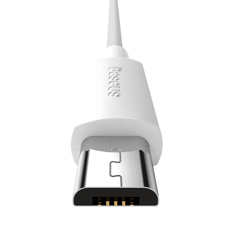Baseus Simple Wisdom Data Cable Kit USB to Micro 2.1A (2PCS/Set) 1.5m