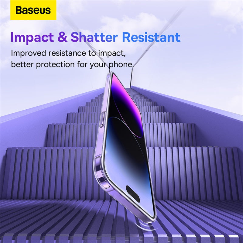 Baseus Simple Series 2 Protective Case for iP 14 Series, Clear