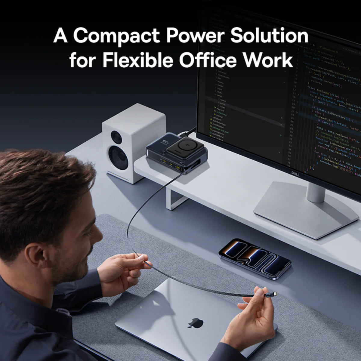 Baseus Nomos NH21 5-in-1 Desktop Charging Station 3C+U 160W