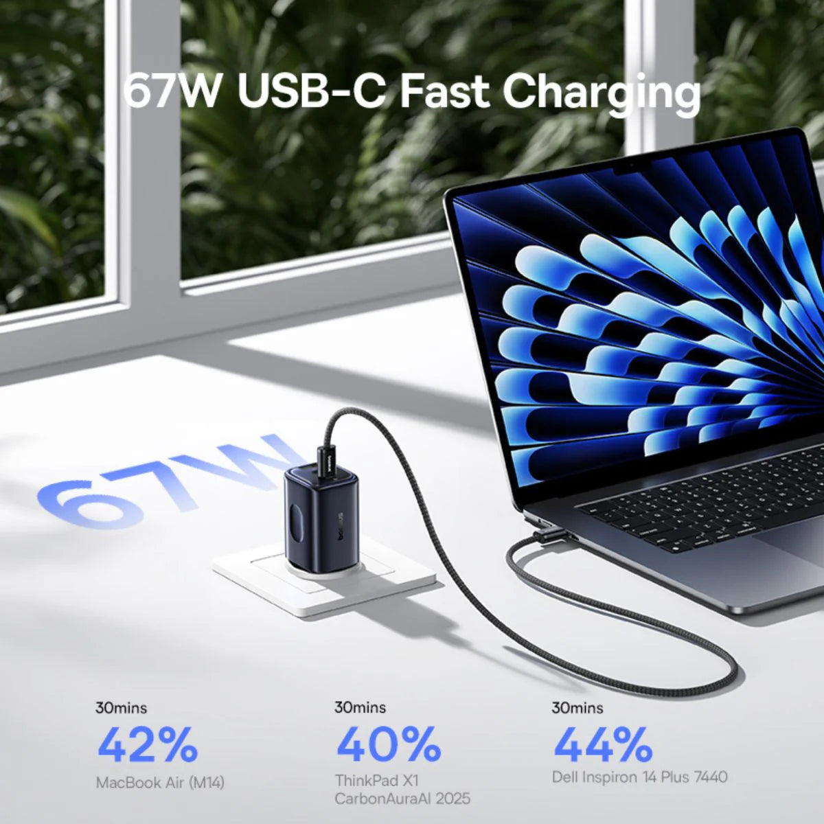 Baseus PicoGo AE11 Fast Charger 2C+U 67W