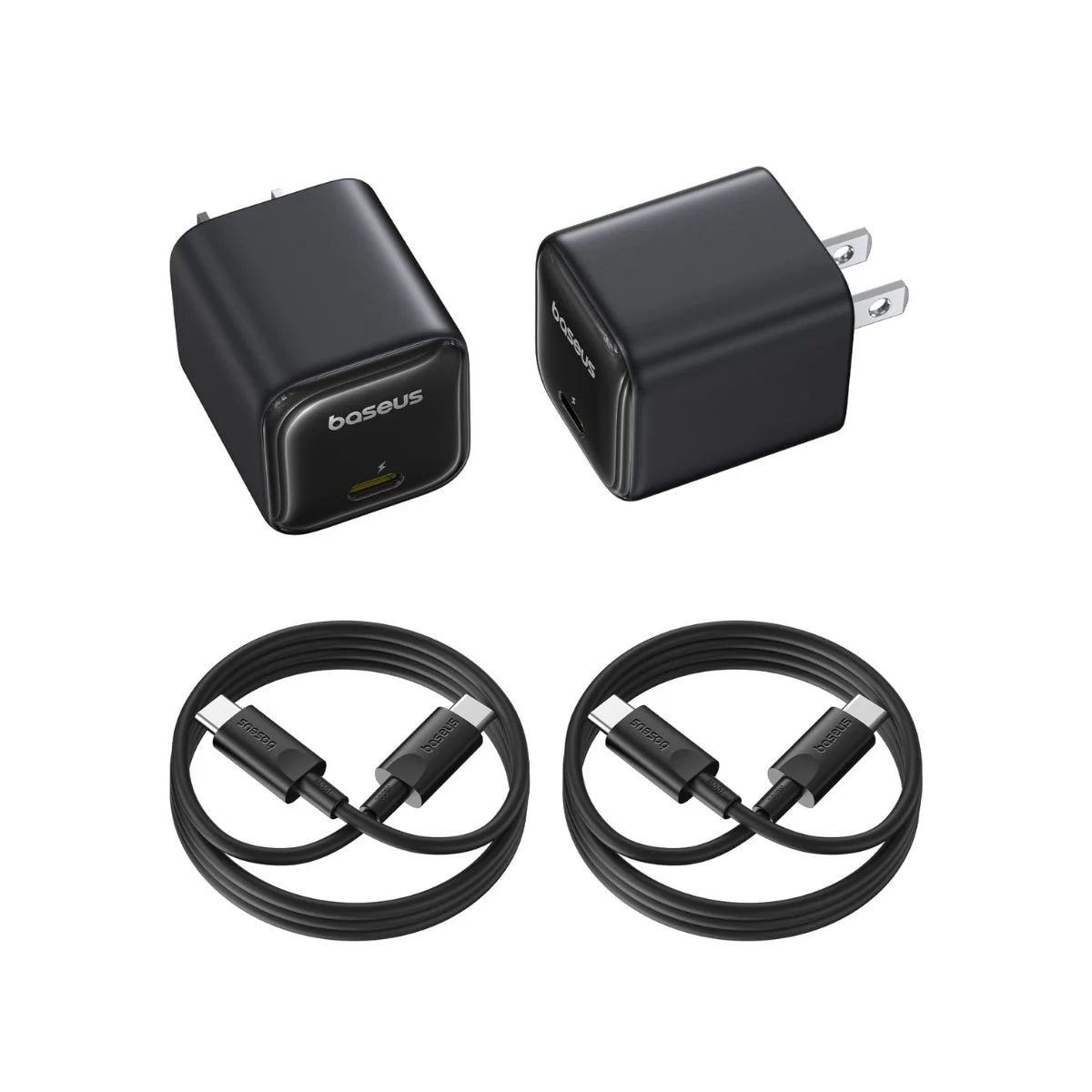 Baseus  GaN6 USB-C Charger 45W  Pack of 2