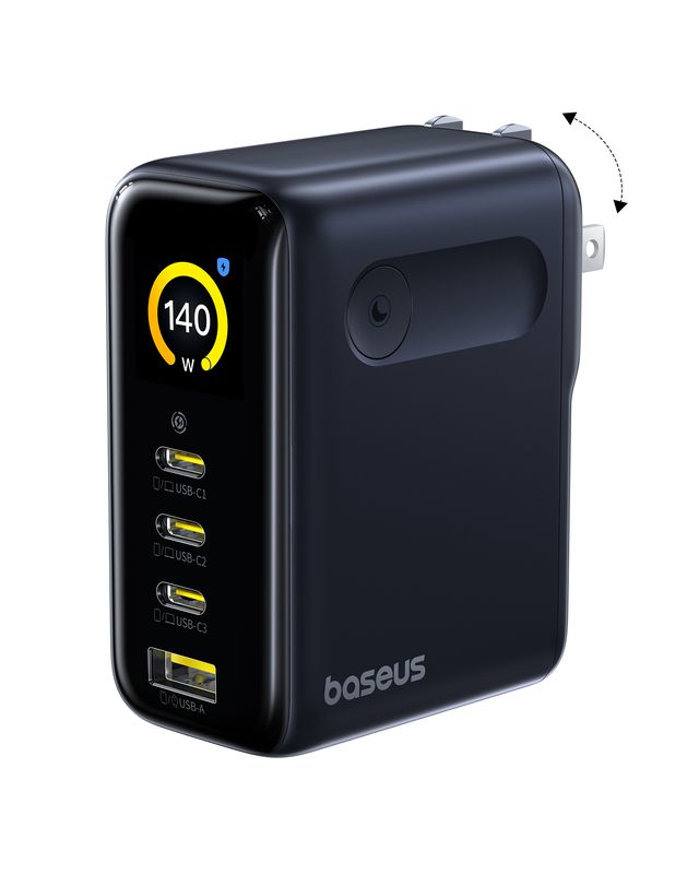 Baseus PicoGo AH11 Digital Display Fast Charger 3C+U 140W US