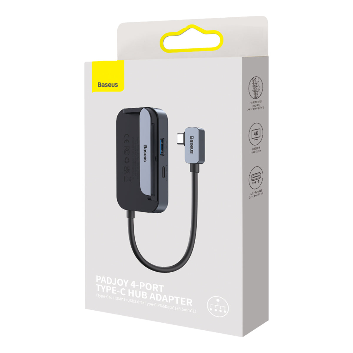 Baseus PadJoy 4-Port Type-C HUB Adapter