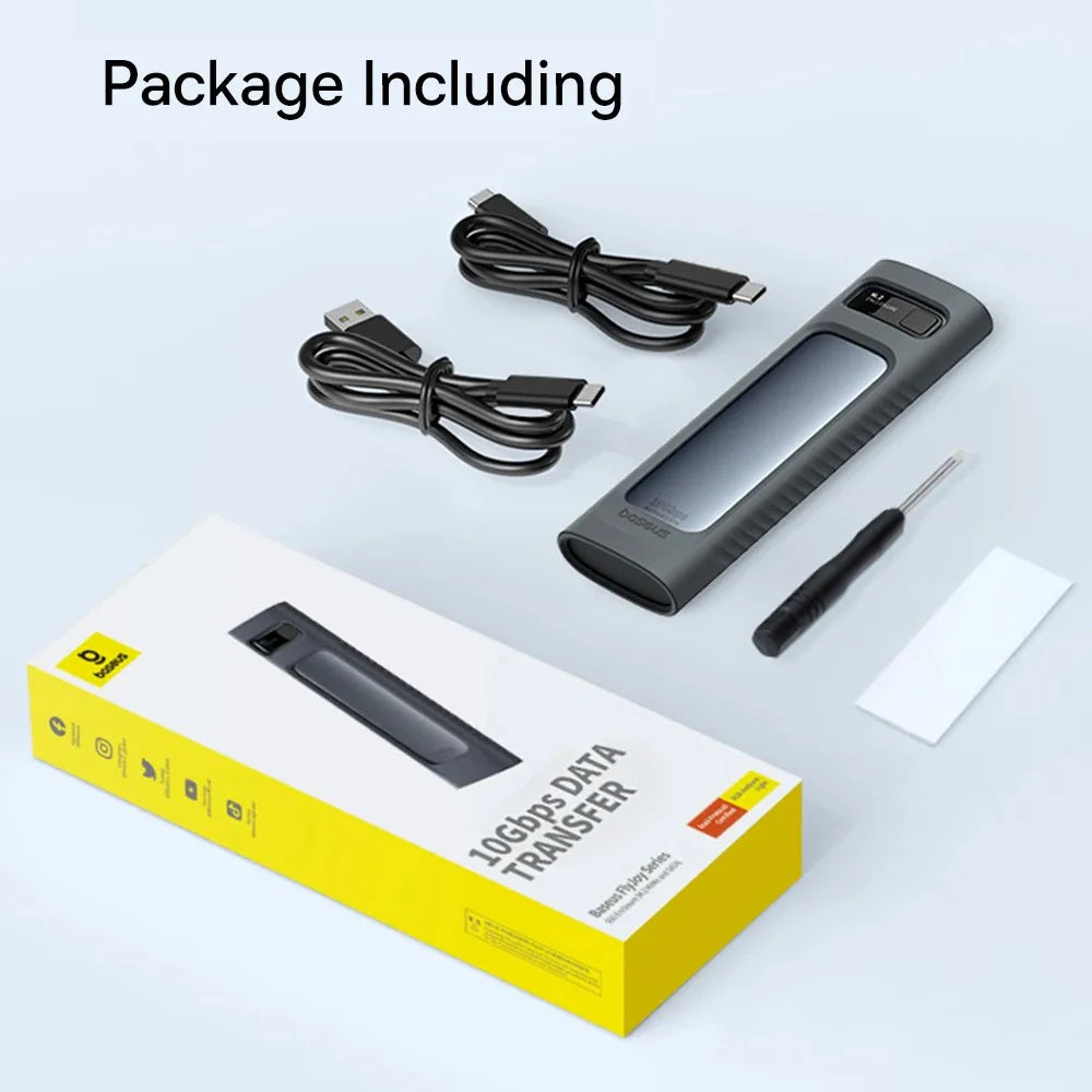 Baseus FlyJoy Series SSD Enclosure(M.2 NVMe and SATA)