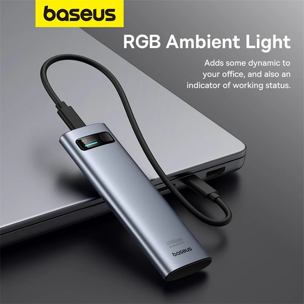 Baseus FlyJoy Series SSD Enclosure(M.2 NVMe and SATA)
