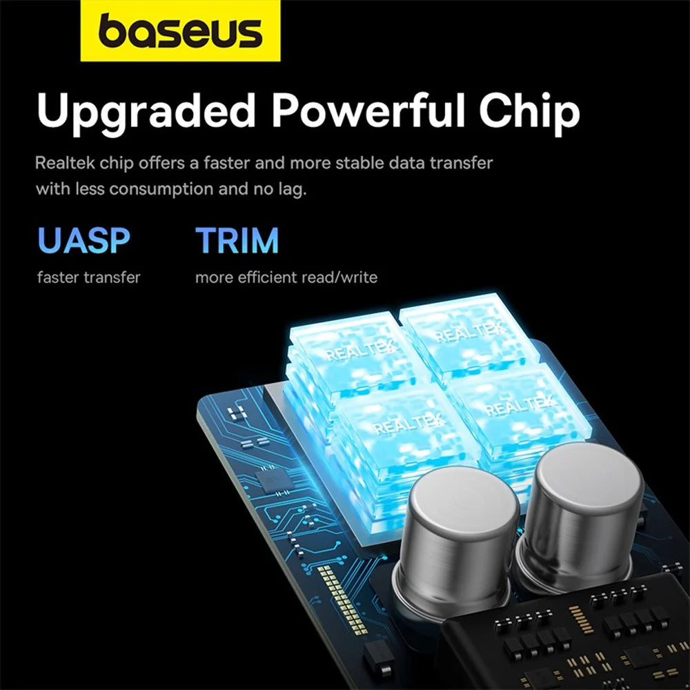 Baseus FlyJoy Series SSD Enclosure(M.2 NVMe and SATA)