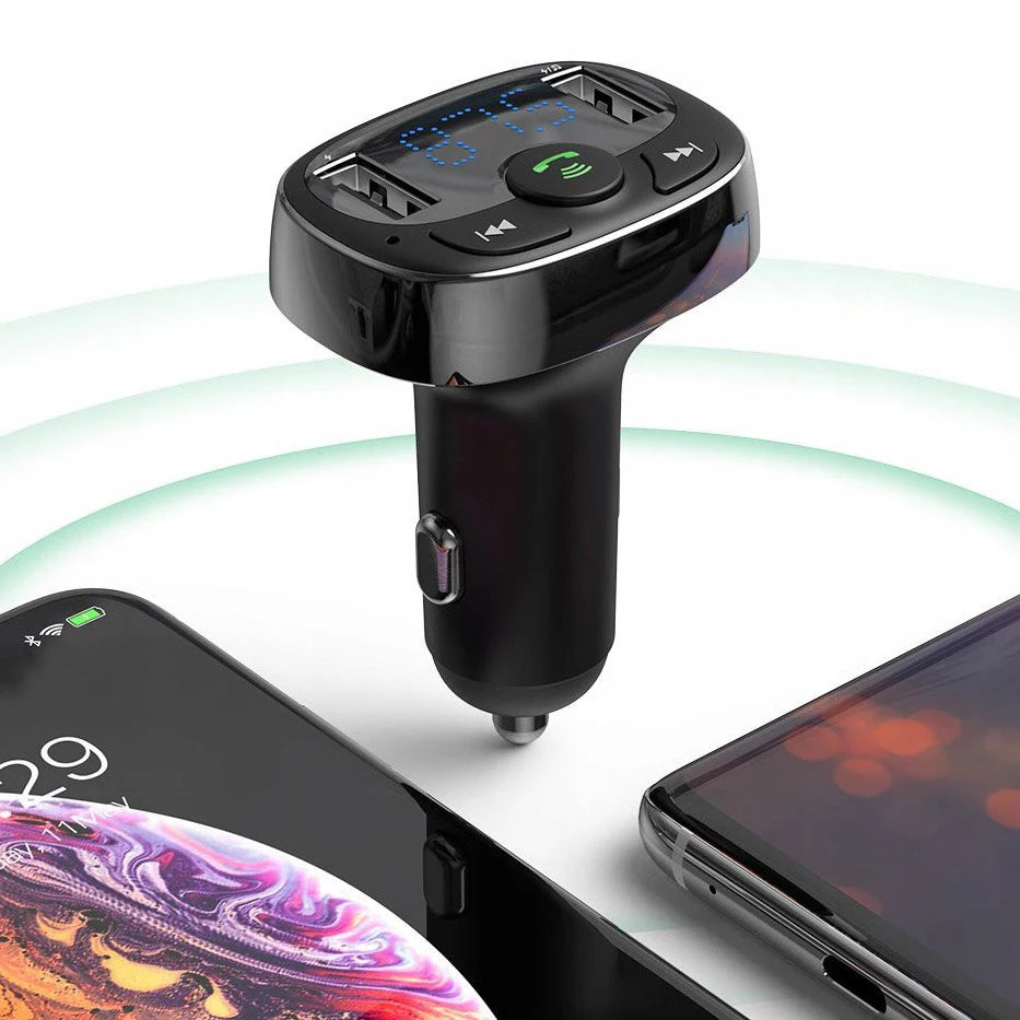 Baseus T Typed S-09A Bluetooth MP3 Car Charger