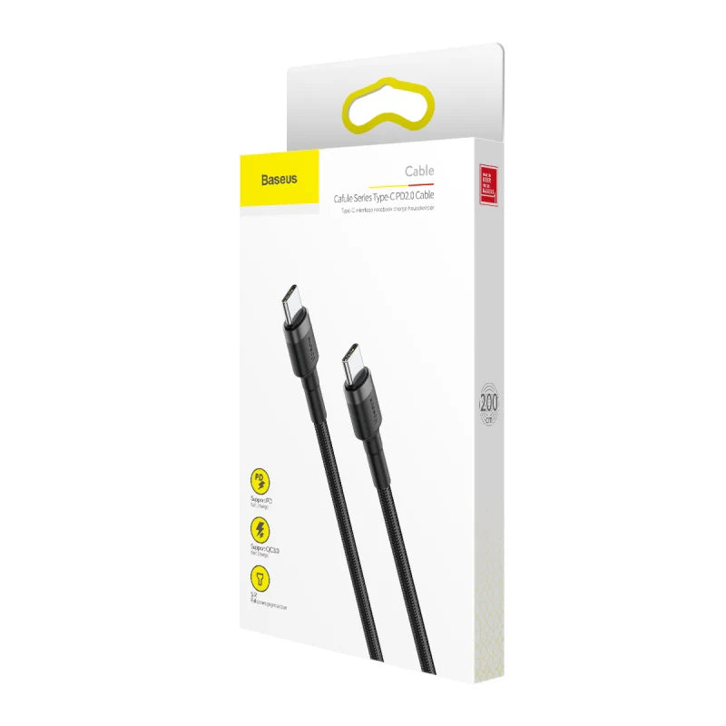 Baseus Cafule PD2.0 60W flash charging USB For Type-C cable (20V 3A)