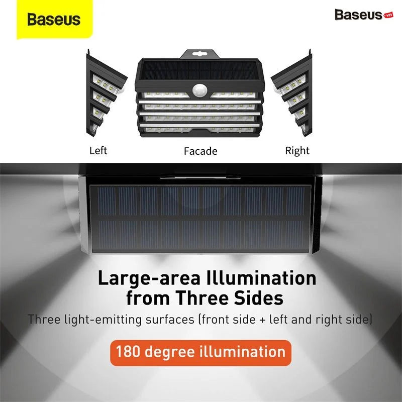 Baseus Solar Energy Body Induction Wide Angle Wall Lamp