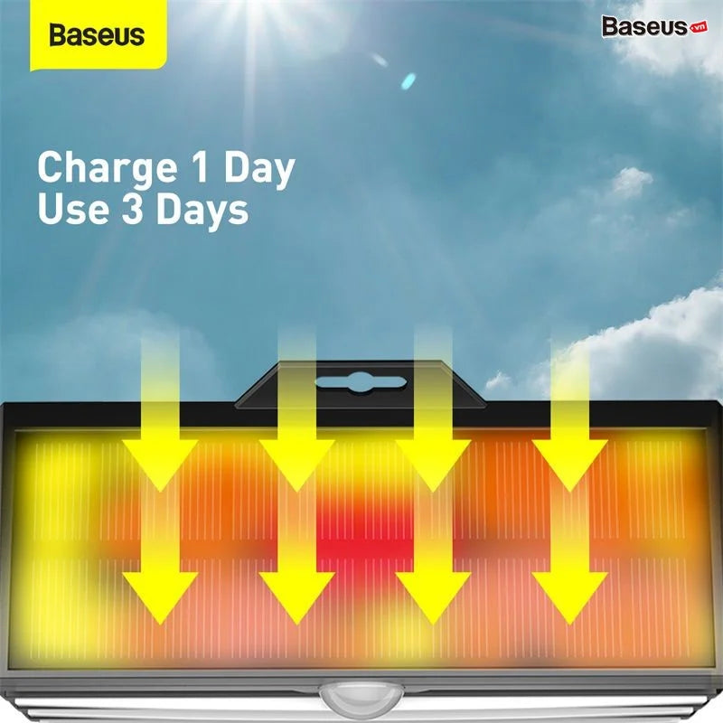 Baseus Solar Energy Body Induction Wide Angle Wall Lamp