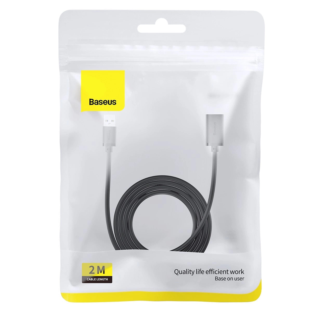 Baseus AirJoy Series USB3.0 Extension Cable Cluster Black