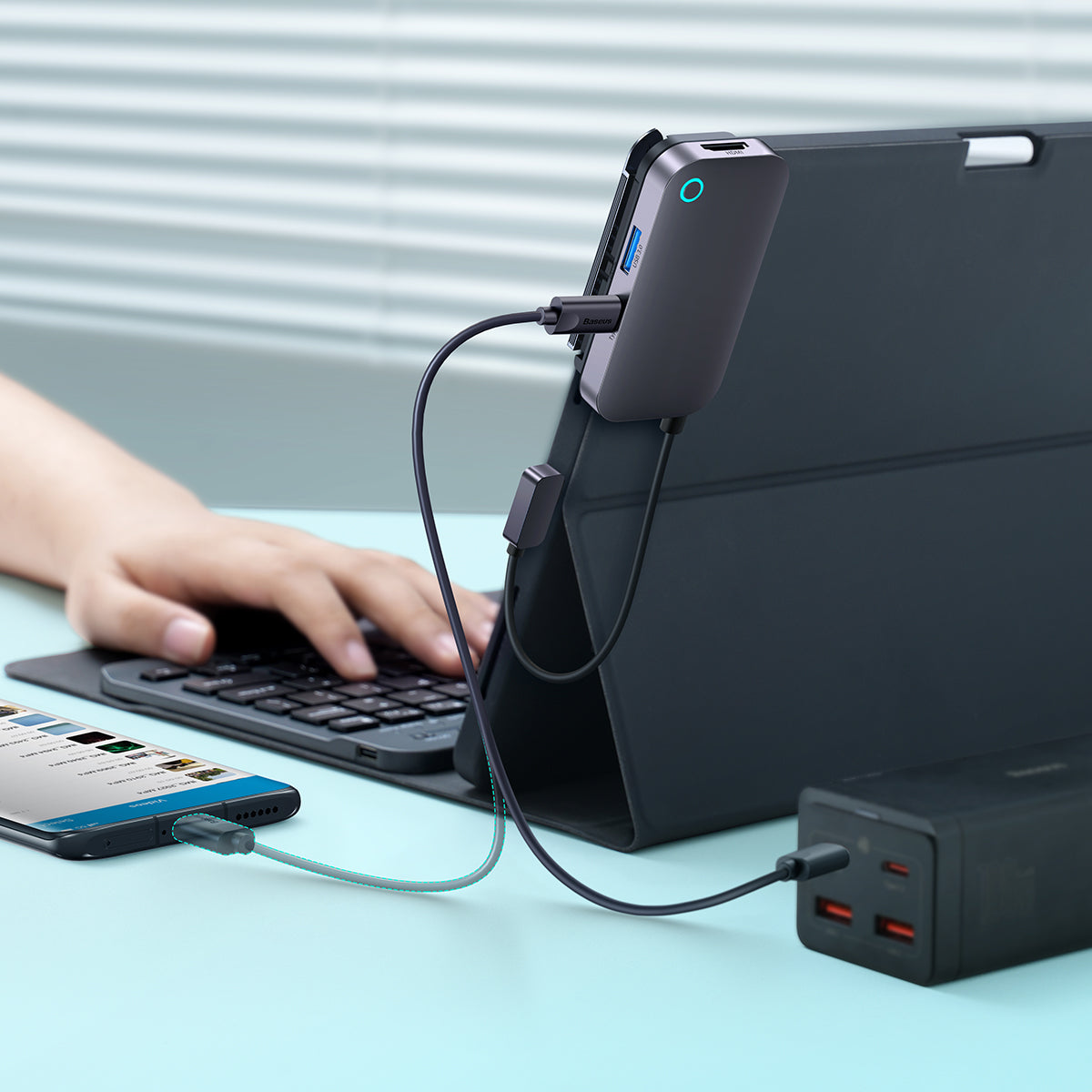 Baseus PadJoy 4-Port Type-C HUB Adapter