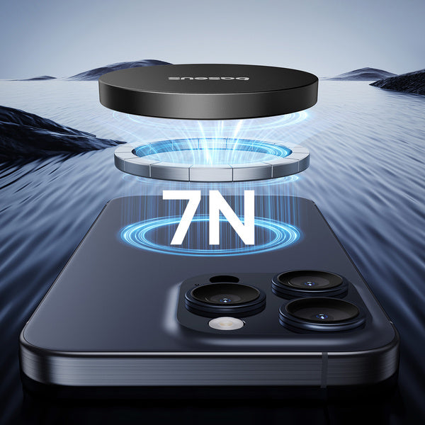 Baseus Simple Mini4 Air Magnetic Wireless Charger Qi2 15W Frost Silver