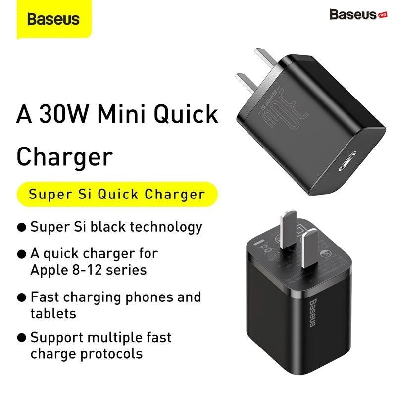 Baseus Super Si quick charger IC 30W CN