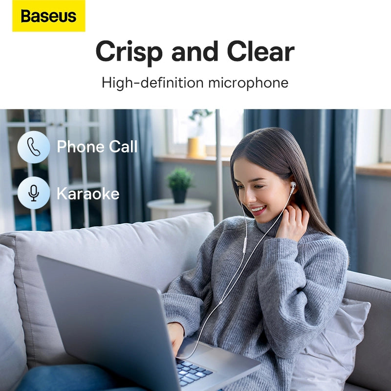 Baseus Encok H18 Wired Earphones 