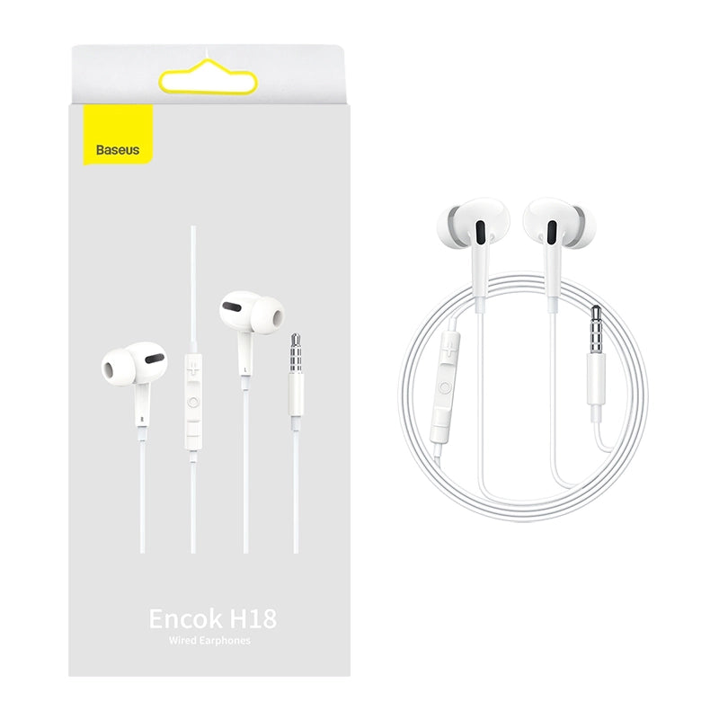 Baseus Encok H18 Wired Earphones 